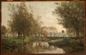 The Creek, 1863 de Charles Francois Daubigny