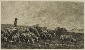 O relógio do cão de Charles Francois Daubigny