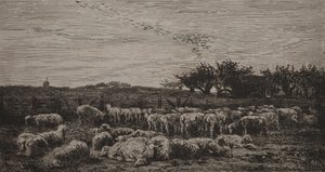 O Grande Aprisco de Charles Francois Daubigny