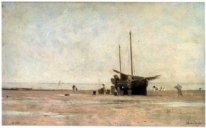 O litoral, final da década de 1860 e início da década de 1870. de Charles Francois Daubigny