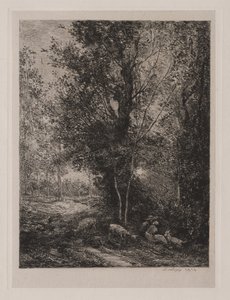 O Pastor e a Pastora de Charles Francois Daubigny