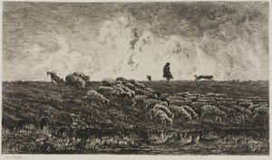 O banho de Charles Francois Daubigny