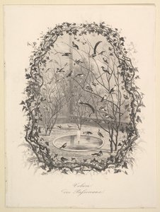 O aviário do pardal, 1843. de Charles Francois Daubigny