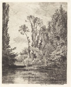 As Ilhas Virgens em Bezons de Charles Francois Daubigny