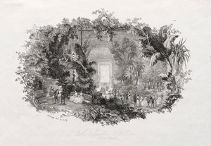 O Jardim de Inverno, 1842-1843. de Charles Francois Daubigny