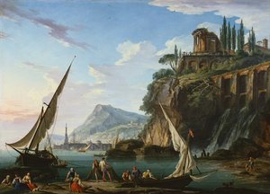 Cena costeira com o Templo de Sibyl, Tivoli (pintura)