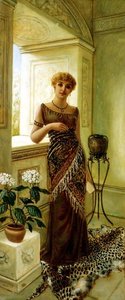 A Mulher Clássica por uma Janela de Charles Frederick Lowcock
