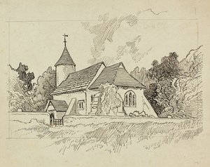 Igreja não identificada, 1892-1933 de Charles George Harper