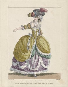 Maria Antonieta, a rainha da moda de Charles Germain de (after) Saint Aubin