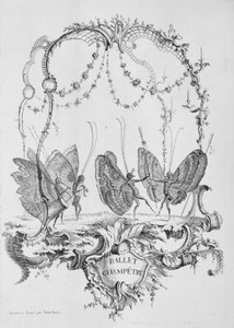 Country Ballet Ballet Champêtre, de Essai de Papilloneries Humaines par Saint A..., ca. 1756-60.
