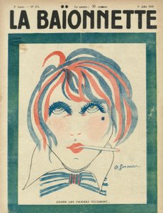 Capa do jornal "La Baionnette" de 31 de julho