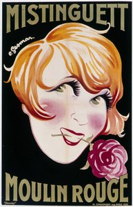 Mistinguet (Mistinguette) no Moulin Rouge