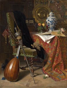 Interior do século XVII, 1877 de Charles Gifford Dyer