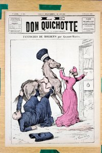 Capa do "Le Don Quichotte", número 335, Satirique en Colours de Charles Gilbert Martin