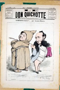 Capa do "Le Don Quixote", número 330, Satirique en Couleurs de Charles Gilbert Martin