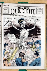 Capa do "Le Don Quixote", número 422, Satirique en Couleurs de Charles Gilbert Martin
