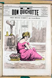 Capa do "Le Don Quixote", número 58, Satirique en Couleurs de Charles Gilbert Martin
