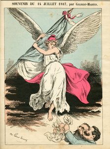 Capa do "Le Don Quixote", número 682, Satirique en Couleurs de Charles Gilbert Martin