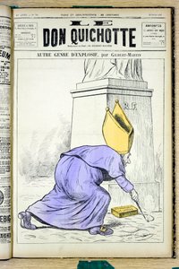 Capa do "Le Don Quixote", número 925, Satirique en Colours de Charles Gilbert Martin