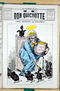 Capa de "O Dom Quixote", número 440, Satirical en Colours