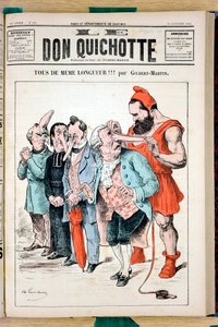 Capa de "O Dom Quixote", número 592, Satirical en Colours