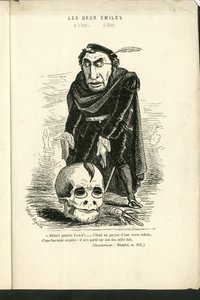 Ilustração de Charles Gilbert-Martin (1839-1905) em "Grimaces Contemporâneos". de Charles Gilbert Martin