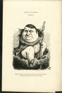 Ilustração de Charles Gilbert-Martin (1839-1905) em "Grimaces Contemporâneos". de Charles Gilbert Martin