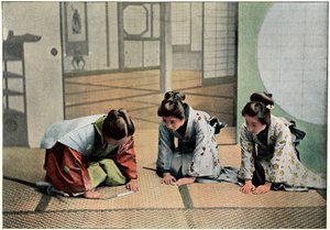Uma cerimônia no Japão, c1890