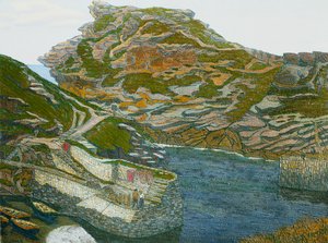 Porto de Boscastle de Charles Ginner