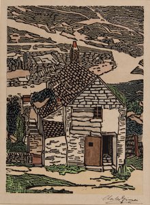 Casa de campo Cornish de Charles Ginner