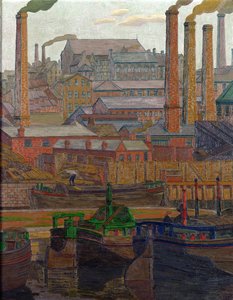 Canal de Leeds (óleo sobre tela)