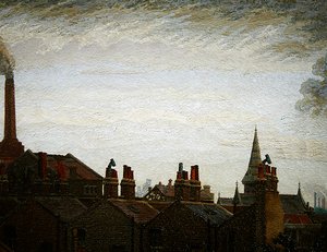 Roof-Tops, Pimlico de Charles Ginner