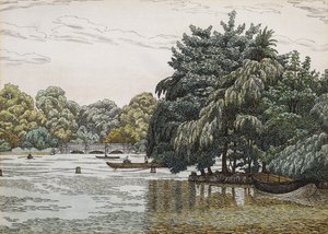 A Serpentina, Hyde Park de Charles Ginner