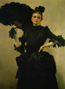 Retrato da Madame Closmenil de Charles Giron (1850-1914)