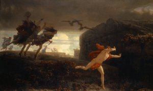 Pentheus Perseguido pelos Maenads, 1864