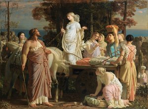 Ulisses e Nausicaa, c. 1853.