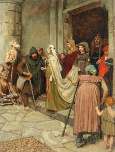 A Mensagem (Um Incidente na História dos Reis Merovíngios) (óleo em compensado)