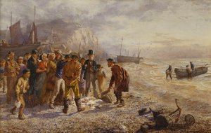 O Leilão, 1864 de Charles Green