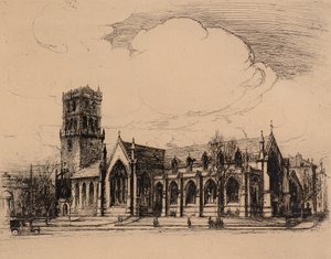 Igrejas da cidade, Dundee (gravura)