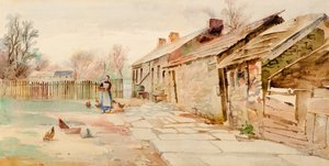 Casas Velhas (aquarela)