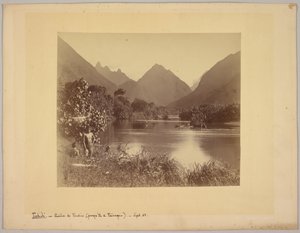 Taiti. Rio Taubira (península de Taïarapu). de Charles Gustave Spitz