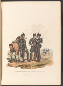 Hussardos e Infantaria do Corpo do Duque de Brunswick Oelss