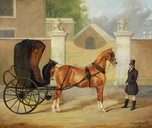 Carruagens de Cavalheiros: Um Cabriolet, c.1820-30