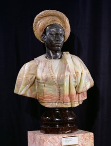 Busto de um homem sudanês, 1857 (onyx und bronze)