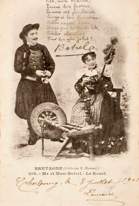 Cartão postal antigo/Le Rouet/Brittany/França de Augustus Kollner