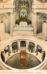 Cartão Postal/Túmulo de Napoleão I/Inválidos/Paris/Seine/Ile de France/França