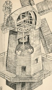 Um moinho de avental, 1931 de Charles Henry Bourne Quennell