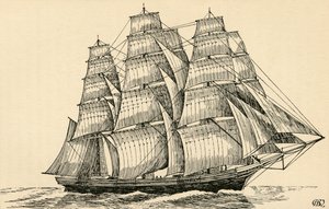 A Tea Clipper, 1931 de Charles Henry Bourne Quennell