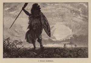 Ilustração para Allan Quatermain por H Rider Haggard (gravura) de Charles Henry Malcolm Kerr