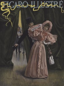 Domino levantou-se. Capa do Le Figaro Illustre, de fevereiro de 1896